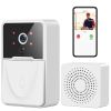 Smart Wireless Wi-Fi Video Doorbell Security Phone Door Bell Intercom Camera Door Bell Chime Two Way Audio Night Vision