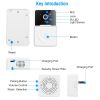 Smart Wireless Wi-Fi Video Doorbell Security Phone Door Bell Intercom Camera Door Bell Chime Two Way Audio Night Vision