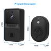 Smart Wireless WiFi Doorbell Security 2 Way Intercom Visual Bell Chime Night Vision Camera Door Bell